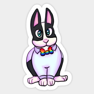 Dapper Dutch: Rainbow Sticker